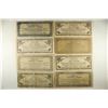 Image 2 : WWII PHILIPPINES EMERGENCY CURRENCY 4-10 PESOS &