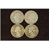 Image 1 : 4-1942-P WASHINGTON SILVER QUARTERS