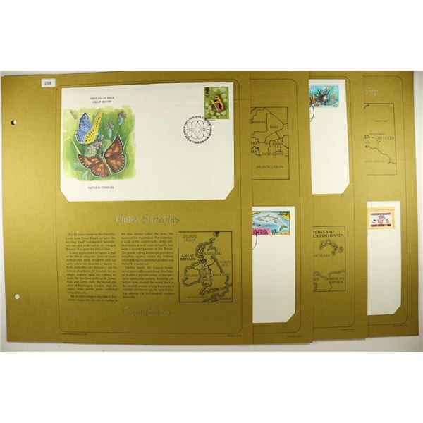 4 ASSORTED 1981 1ST DAY COVERS