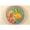 Image 2 : $5 CIRCUS CIRCUS 1998 LAS VEGAS CASINO CHIP
