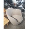 Image 2 : HERMAN MILLER LINA PECORA GRAHAM SWIVEL LOUNGE CHAIR  RETAIL PRICE $2993 CAN.