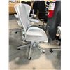 Image 2 : HERMAN MILLER AERON MINERAL GREY FULLY ADJUSTABLE TASK CHAIR SIZE C RETAIL PRICE $2080