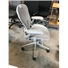 Image 2 : HERMAN MILLER AERON MINERAL GREY FULLY ADJUSTABLE TASK CHAIR SIZE B RETAIL PRICE $2080