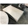 Image 2 : HERMAN MILLER GREY MARBLE 40" X 24" COFFEE TABLE