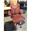 Image 2 : HERMAN MILLER COSM CANYON RED MID BACK STANDARD ADJUSTABLE TASK CHAIR RETAIL PRICE $1805