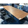 Image 1 : CASE WALNUT 2 LEAF 8' X 3' (FULLY EXTENDED) DINNING TABLE