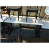 Image 2 : HERMAN MILLER WHITE ADJUSTABLE HEIGHT SIT/STAND ELECTRIC PROGRAMMER TABLE 5' X 2.5'