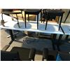 Image 2 : HERMAN MILLER WHITE ADJUSTABLE HEIGHT SIT/STAND ELECTRIC PROGRAMMER TABLE 6' X 2.5'