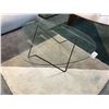 Image 1 : HERMAN MILLER DESIGNER GLASS/BLACK BASE COFFEE TABLE
