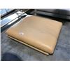 Image 1 : DESIGN WITHIN REACH TAN 4' X 4' OTTOMAN