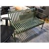 Image 1 : HERMAN MILLER EAMES PALLISSADE OLIVE GREEN METAL BENCH RETAIL PRICE $679 CAN.