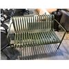 Image 2 : HERMAN MILLER EAMES PALLISSADE OLIVE GREEN METAL BENCH RETAIL PRICE $679 CAN.