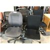 Image 2 : 5 ASSORTED BLACK/GREY ADJUSTABLE TASK CHAIRS