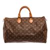 Image 1 : Louis Vuitton Brown Monogram Speedy 40cm Satchel Bag