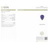 Image 5 : 14KT White Gold GIA Certified 23.12 ctw Tanzanite and Diamond Pendant With Chain