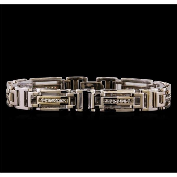 0.65 ctw Diamond Bracelet - 14KT White Gold