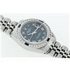 Image 6 : Rolex 26 Ladies Stainless Steel Factory Blue Roman With Service Card and Box