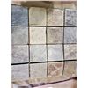 Image 2 : PALLET OF 450 PCS OF 3X3" MULTI BROWN MOSAIC TILE ON 12X12" SHEETS