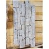 Image 2 : PALLET OF 120 PCS OF 6X24" GREY QUARTZ WALL STONE