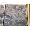 Image 2 : PALLET OF 100 PCS OF 16X16" POLISHED METALLIC GOLD SLATE TILE