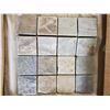 Image 2 : PALLET OF 450 PCS OF 3X3" MULTI BROWN MOSAIC TILE ON 12X12" SHEETS