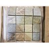 Image 2 : PALLET OF 450 PCS OF 3X3" MULTI BROWN MOSAIC TILE ON 12X12" SHEETS