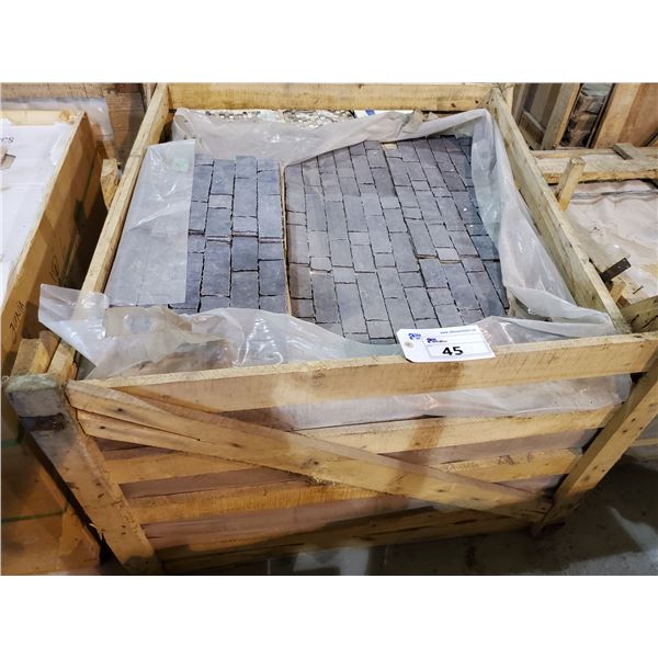 PALLET OF 400 PCS OF 2X12" SHEETS OF PORCELAIN TILE