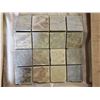 Image 2 : PALLET OF 450 PCS OF 3X3" MULTI BROWN MOSAIC TILE ON 12X12" SHEETS