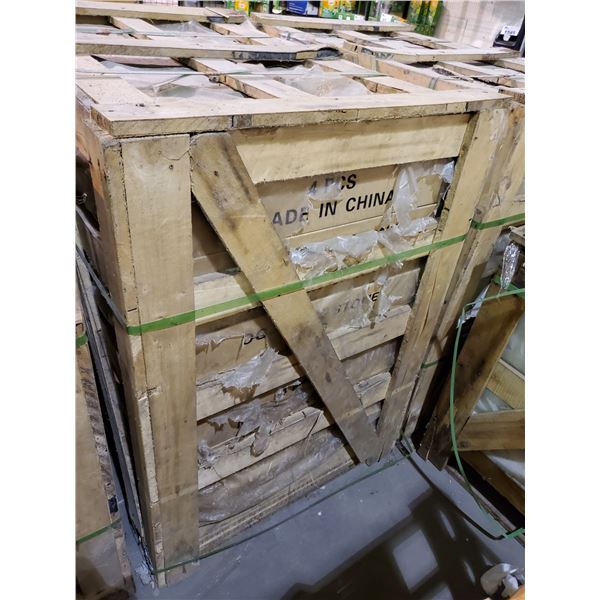 PALLET OF 120 PCS OF 6X24" GREY QUARTZ WALL STONE