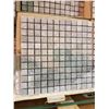 Image 2 : PALLET OF 250 PCS OF 12X12" SEA GREEN MOSAIC QUARTS TILE