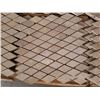 Image 2 : PALLET OF 130 PCS OF 1X2" - 12X12" LIMESTONE RHOMBOID  TILE