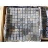 Image 2 : PALLET OF 495 PCS OF 1X1" - 12X12" SLATE MOSAIC CLASSIC GOLD TILE