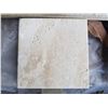 Image 2 : PALLET OF 900 PCS OF 8X8" LIMESTONE BEIGE TILE
