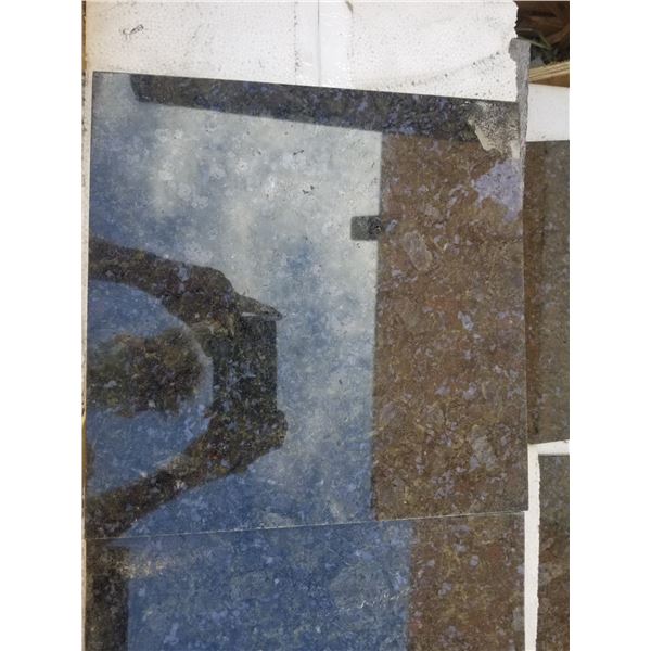 PALLET OF 150 PCS OF 12X12" BLUE VEN TILE