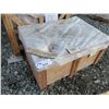 Image 2 : PALLET OF 180 PCS OF 3X12" JERUSALEM BONE BORDER LIMESTONE MOSAIC TILE