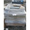 Image 2 : PALLET OF 520 PCS OF 8X8" METALLIC GOLD SLATE TILE