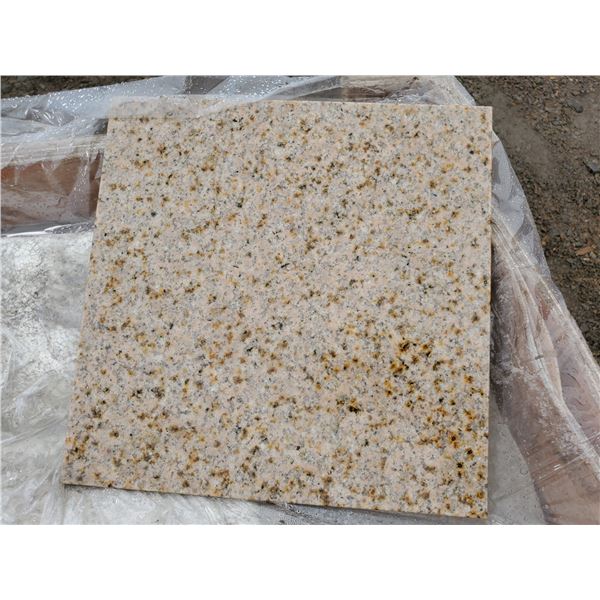 PALLET OF APPROX 450 PCS OF 12X12" SUNSET GOLD TILE