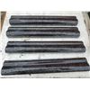 Image 1 : PALLET OF 411 PCS OF 2X12" BLACK PENCIL CHAIR RAILS