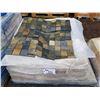 Image 2 : PALLET OF APPROX 250 PCS OF 3X3" MULTI BROWN MOSAIC TILE ON 12X12" SHEETS