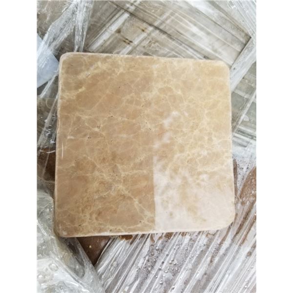 PALLET OF 3000 PCS OF 4X4" LATTE COLOUR TILE