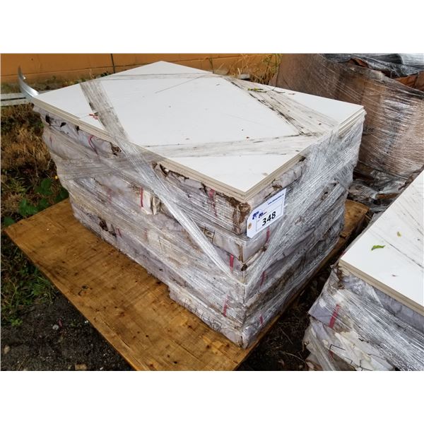 PALLET OF APPROX 70 PCS OF 12X24" WHITE TILE
