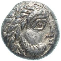 Celts. Danubio.  Tetradrachm, I sec. a.C. D/ Test
