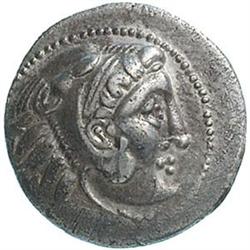 Celts. Danubio.  Drachm, I sec. a.C. D/ Testa di