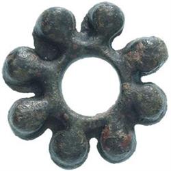 Celts. Gaul.  Moneta ad anello con otto globetti,
