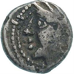 Celts. Gaul Celtica. Edui. Quinario, 65 a.C. D/ T