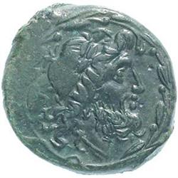 Greek coins. Bruttium-Bruttii.  Oncia ridotta, 20