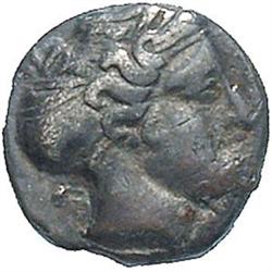 Greek coins. Bruttium-Terina.  Un sesto di nomos,