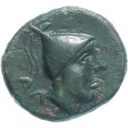 Greek coins. Calabria-Orra.  Quinconcia, 200-89 a