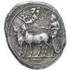 Image 1 : Sicily. Messana.  Tetradrachm, 425-396 a.C. D/ Bi