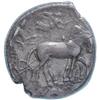 Image 1 : Sicily. Syracuse.  Tetradrachm, 450-439 a.C. D/ Q